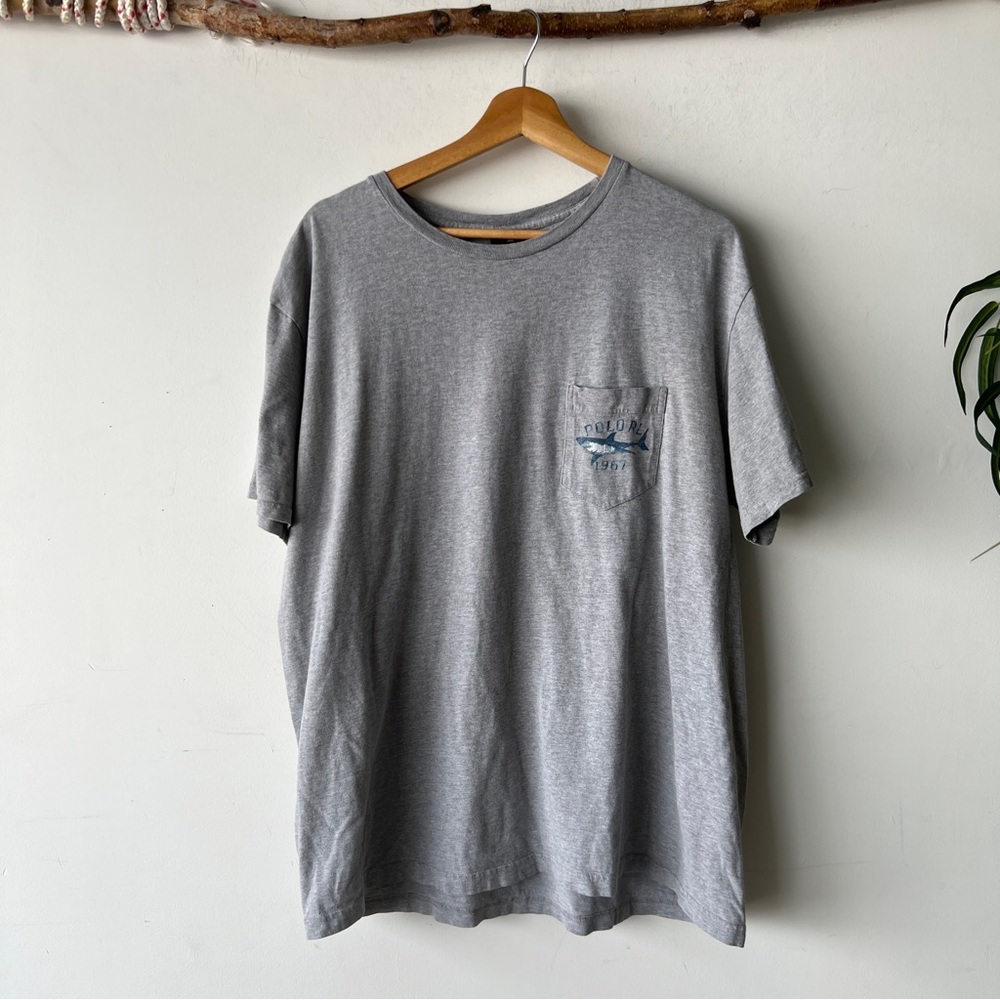 Vintage Ralph Lauren Polo Sport Shark T-shirt Men’s Size Large - Picture 2 of 5